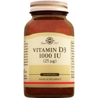 Solgar Vitamin D3 1000 IU 100 Kapsül Solgar Vitamin D3 1000 IU 100 Kapsül