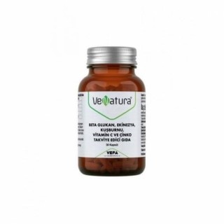 Venatura Beta Glukan, Ekinezya, Kuşburnu, Vitamin C ve Çinko 30 Kapsül Venatura Beta Glukan, Ekinezya, Kuşburnu, Vitamin C ve Çinko 30 Kapsül