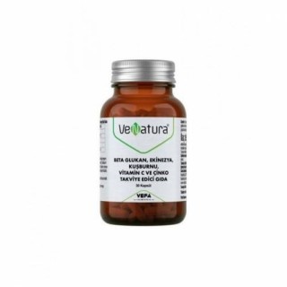 Venatura Beta Glukan, Ekinezya, Kuşburnu, Vitamin C ve Çinko 30 Kapsül Venatura Beta Glukan, Ekinezya, Kuşburnu, Vitamin C ve Çinko 30 Kapsül