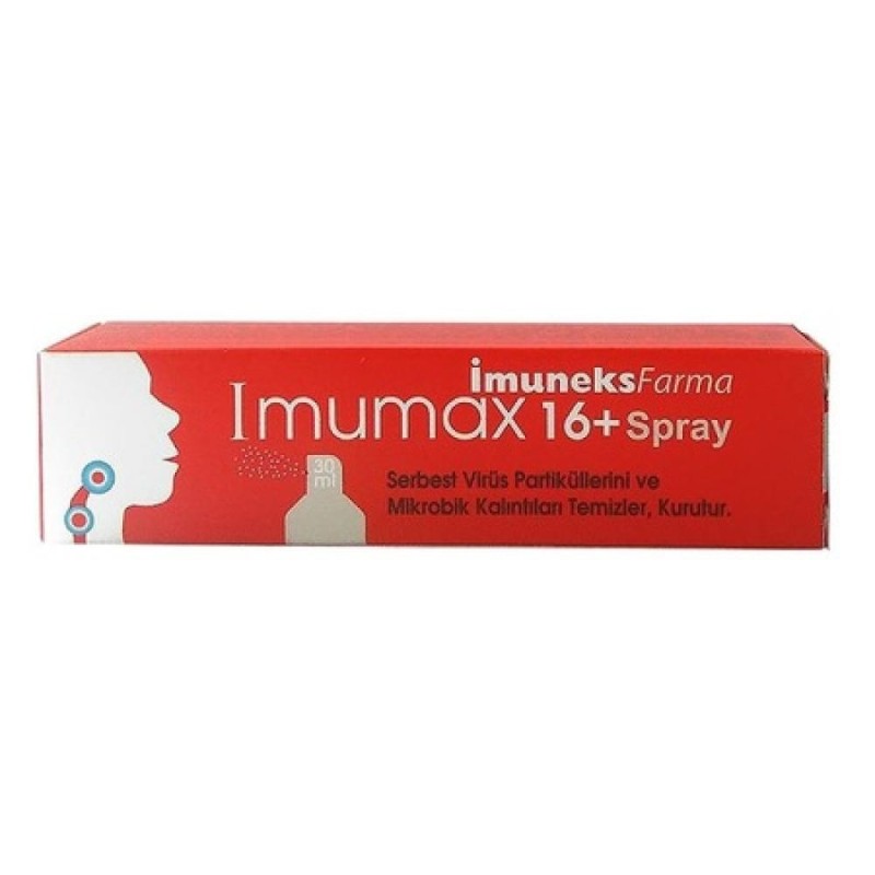 Imumax 16+ 30 ml Boğaz ve Burun Spreyi
