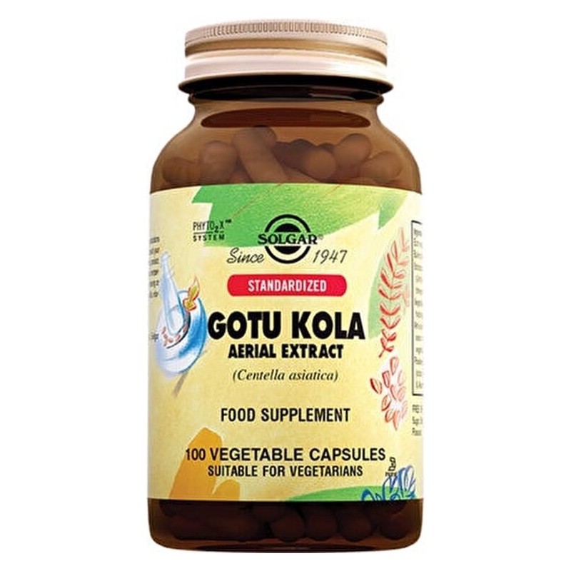 Solgar Gotu Kola Aerial Extract 100 Kapsül