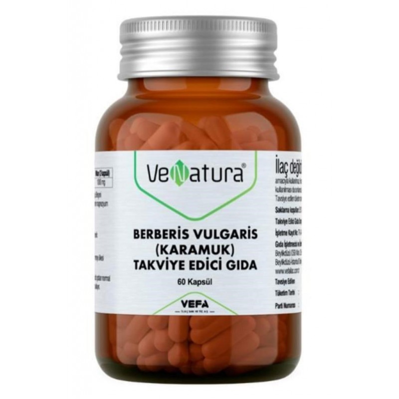 Venatura Berberis Vulgaris Karamuk 60 Kapsül