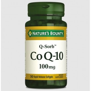 Nature's Bounty Q-Sorb Coenzyme Q-10 100 mg 30 Kapsül Nature's Bounty Q-Sorb Coenzyme Q-10 100 mg 30 Kapsül