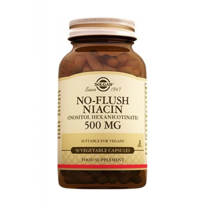 Solgar No Flush Niacin 500 mg 50 Kapsül Solgar No Flush Niacin 500 mg 50 Kapsül