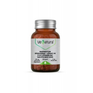 Venatura Magnezyum Bisglisinat+Sitrat+P5P+B6 60 Kapsül Venatura Magnezyum Bisglisinat+Sitrat+P5P+B6 60 Kapsül