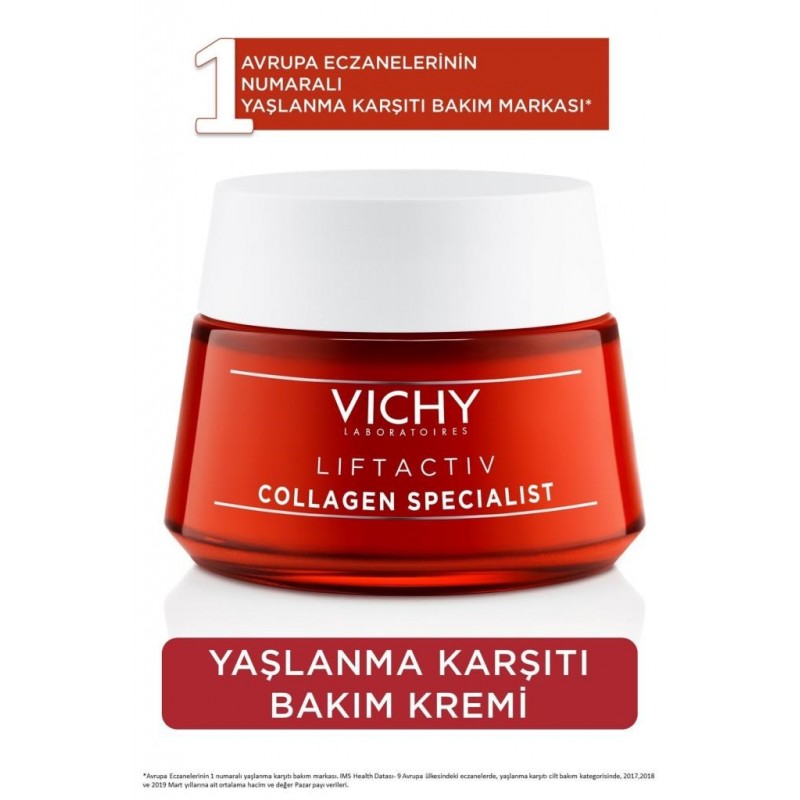 Vichy Liftactiv Hyalu Collagen Specialist 50 ml Yaşlanma Karşıtı Bakım Kremi