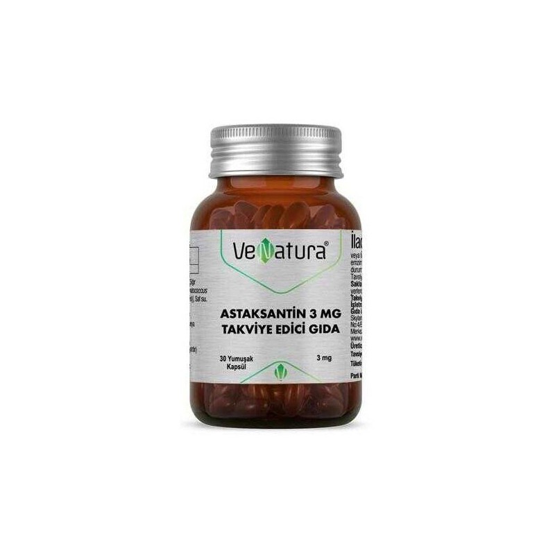 Venatura Astaksantin 3 mg 30 Kapsül