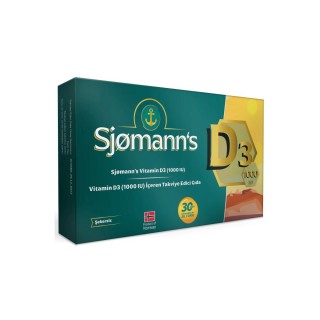 Sjomann's D3 1000 IU 30 Çiğneme Tableti Sjomann's D3 1000 IU 30 Çiğneme Tableti