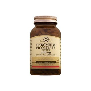 Solgar Chromium Picolinate 200 mcg 90 Kapsül Solgar Chromium Picolinate 200 mcg 90 Kapsül