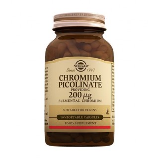 Solgar Chromium Picolinate 200 mcg 90 Kapsül Solgar Chromium Picolinate 200 mcg 90 Kapsül
