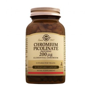 Solgar Chromium Picolinate 200 mcg 90 Kapsül Solgar Chromium Picolinate 200 mcg 90 Kapsül