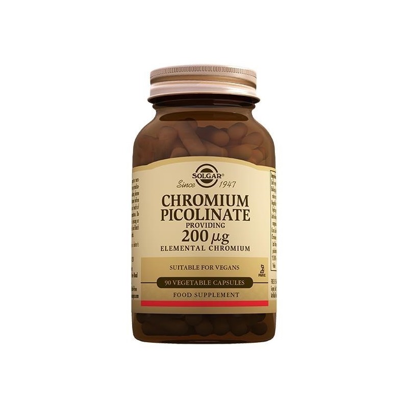 Solgar Chromium Picolinate 200 mcg 90 Kapsül
