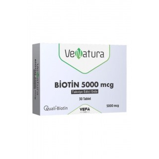 Venatura Biotin 5000 mcg 30 Tablet Venatura Biotin 5000 mcg 30 Tablet