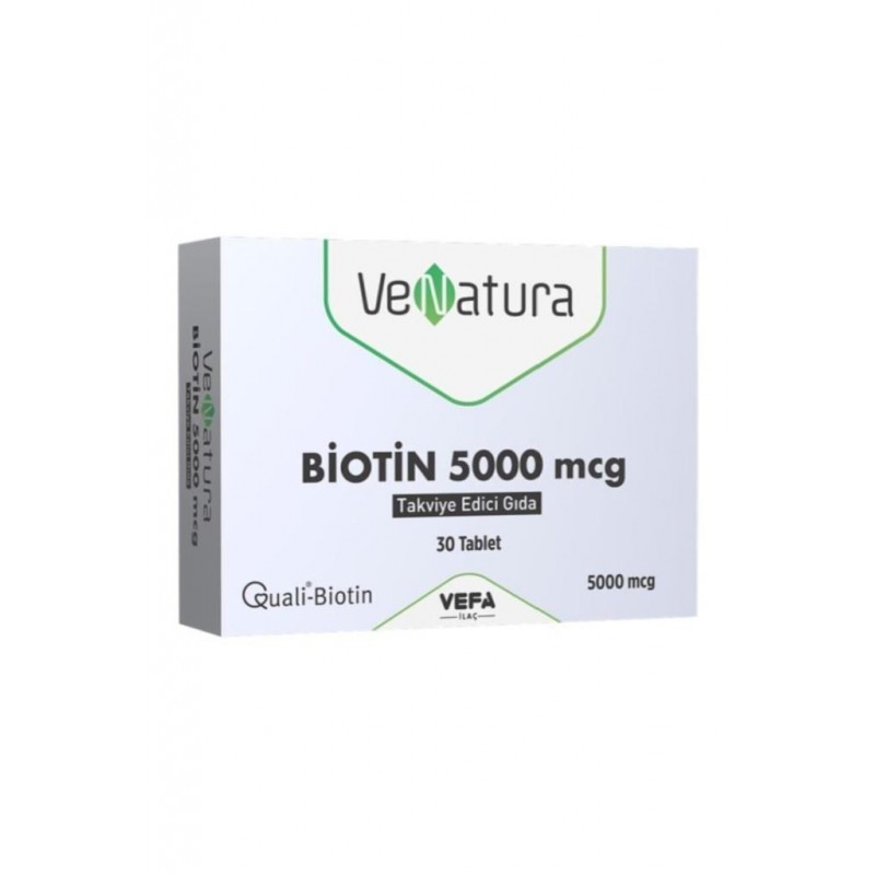 Venatura Biotin 5000 mcg 30 Tablet Venatura Biotin 5000 mcg 30 Tablet