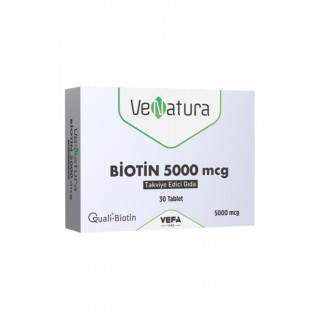 Venatura Biotin 5000 mcg 30 Tablet Venatura Biotin 5000 mcg 30 Tablet