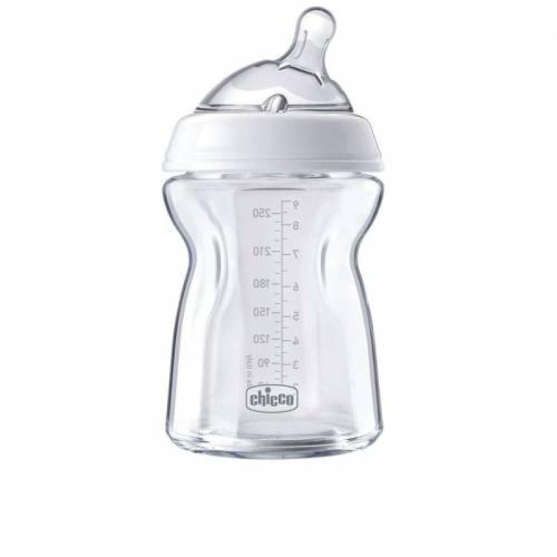 Chicco Natural Feeling Vetro Glass Biberon 0 Ay+ 250 ml