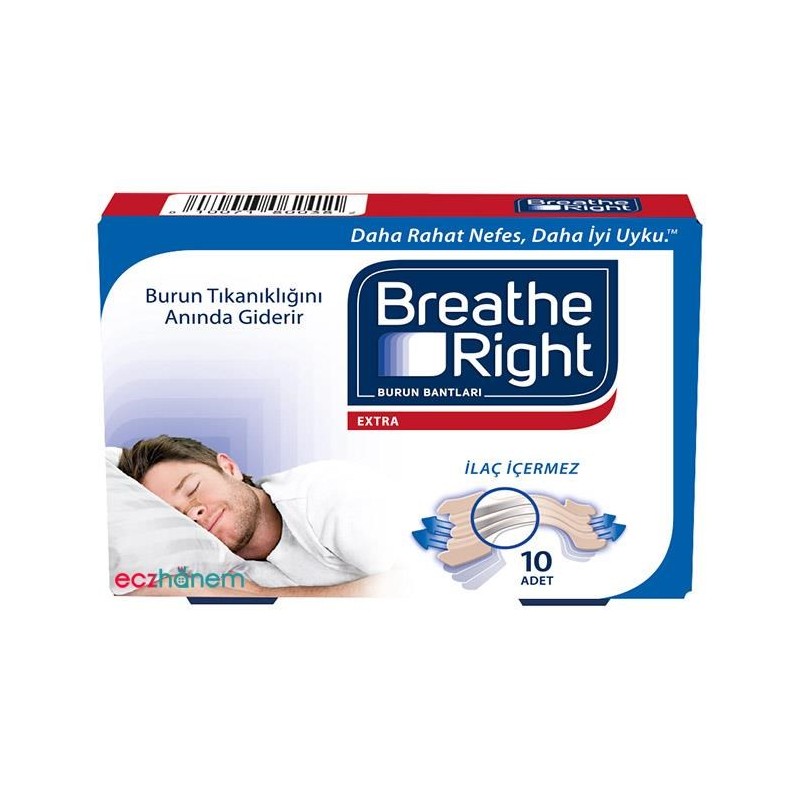 Breathe Right Burun Bandı Extra Standart Boy 10'lu