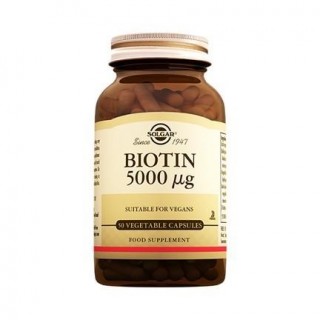 Solgar Biotin 5000 mcg 50 Kapsül Solgar Biotin 5000 mcg 50 Kapsül