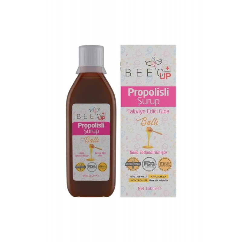 Bee o Up Propolisli Ballı 160 ml Çocuk Şurubu