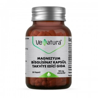 Venatura Magnezyum Bisglisinat 30 Kapsül Venatura Magnezyum Bisglisinat 30 Kapsül