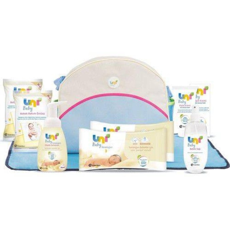 Uni Baby Yenidoğan Çantalı Bebek Bakım Seti
