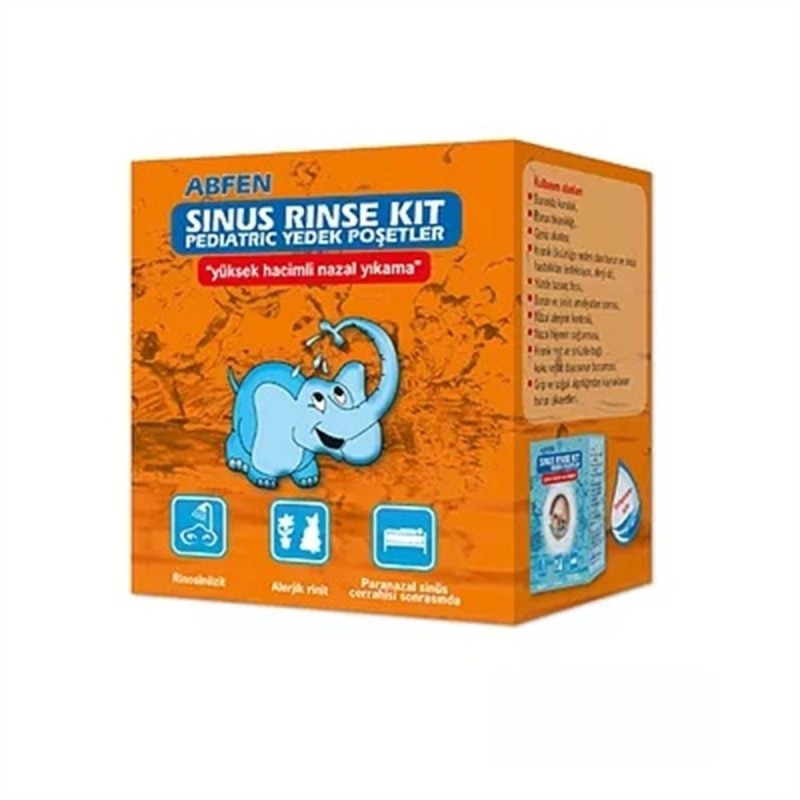 Abfen Sinus Rinse Kit Pediatric Yedek Poşetler