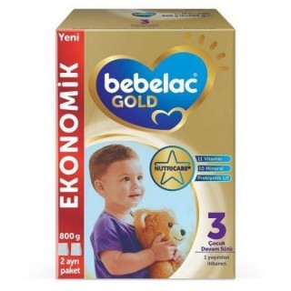 Bebelac Gold 3 Devam Sütü 800 gr Bebelac Gold 3 Devam Sütü 800 gr