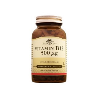 Solgar Vitamin B12 500 Mg 50 Kapsül