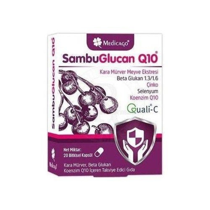 Medicago SambuGlucan Q10 20 Kapsül