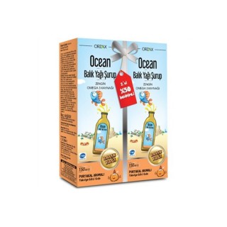 Ocean Omega 3 Portakal Aromalı 2 li 150 ml Şurup Ocean Omega 3 Portakal Aromalı 2 li 150 ml Şurup