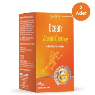 Ocean Vitamin C 1000 mg 30 Tablet 2li Ocean Vitamin C 1000 mg 30 Tablet 2li