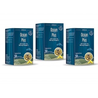 Ocean Plus Balık Yağı 1200 mg 50 Kapsül 3 Adet
