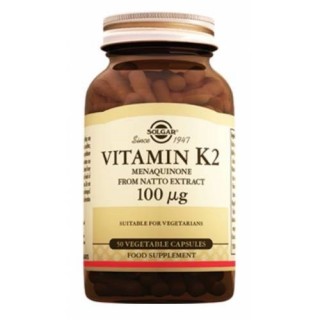 Solgar Vitamin K2 MK-7 From Natto Extract 100 mcg 50 Kapsül Solgar Vitamin K2 MK-7 From Natto Extract 100 mcg 50 Kapsül