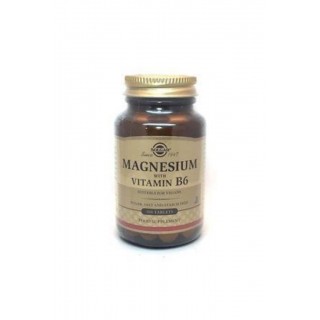 Solgar Magnesium with Vitamin B6 100 Tablet Solgar Magnesium with Vitamin B6 100 Tablet