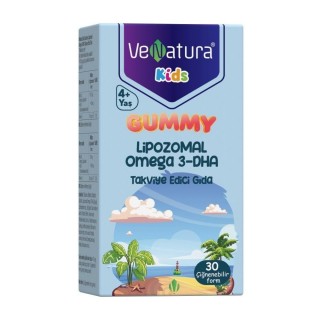 VeNatura Kids Gummy Lipozomal Omega-3 DHA 30 Çiğnenebilir Form VeNatura Kids Gummy Lipozomal Omega-3 DHA 30 Çiğnenebilir Form
