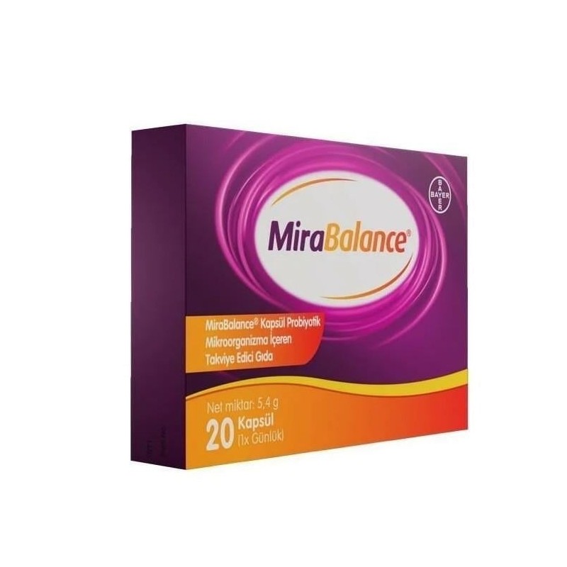 Mirabalance Probiyotik 20 Kapsül