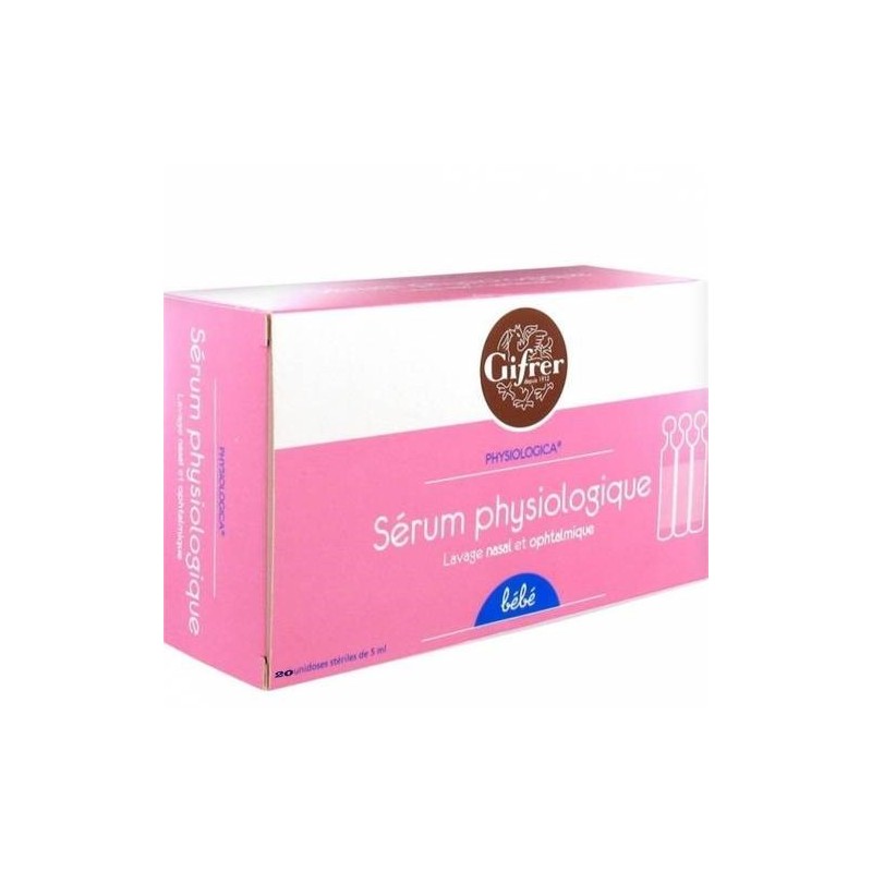Gifrer Physiologica 5 ml 20 li Flakon Serum Fizyolojik