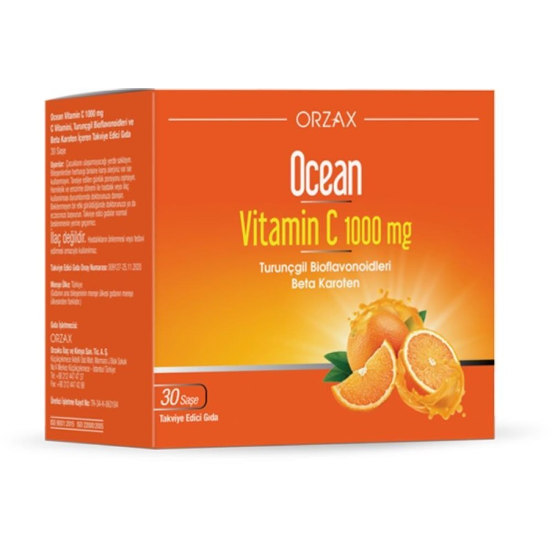 Ocean Vitamin C 1000 mg 30 Şase