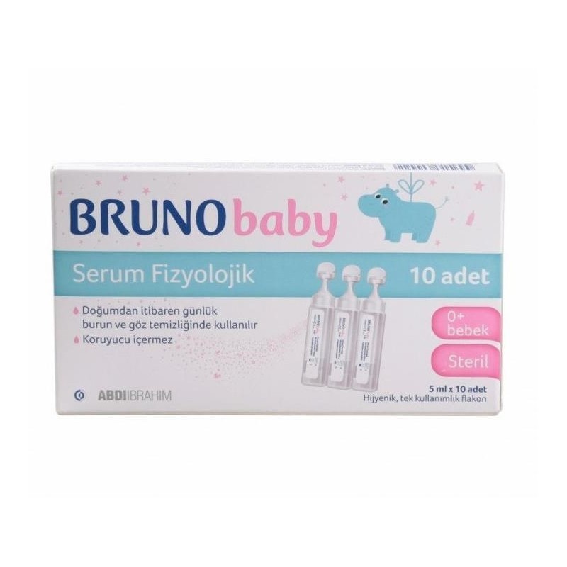 Bruno Baby 5 ml 10lu Flakon Serum Fizyolojik