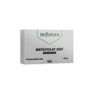 Venatura Metilfolat ODT 30 Ağızda Dağılan Tablet Venatura Metilfolat ODT 30 Ağızda Dağılan Tablet